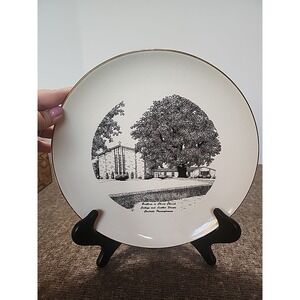 Collectors Plate Brethen In Christ Church Carlisle Pa Gold Trim
